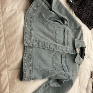 Blue Jean jacket ruby rd brand with small stones